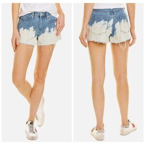 Blank NYC Shorts NWT $88The Barrow Bleached Dark Wash Vintage High-Rise Sz 27